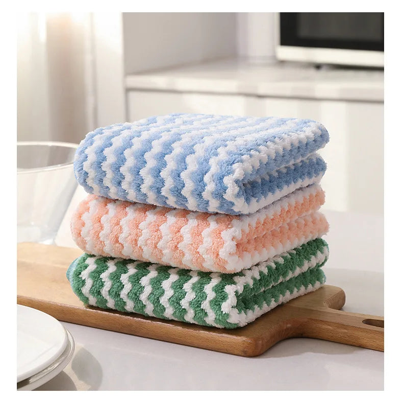 Toalla de Microfibra para Cocina – Absorbente, Antiadherente y de Secado Rápido