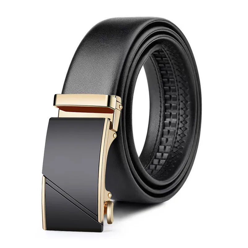 Men’s Automatic Buckle Leather Belt