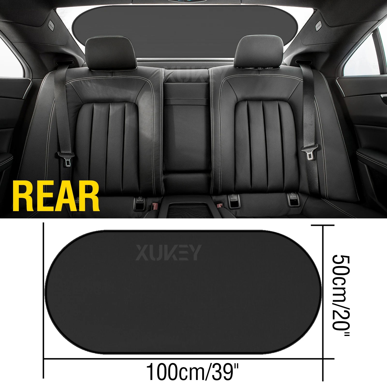 Car Sun Shades Side Rear Window Auto Sunshade Blocks Kids Pet Back Seat Sun UV Glare Heat Protector Car Trunk RV Travel Supplies
