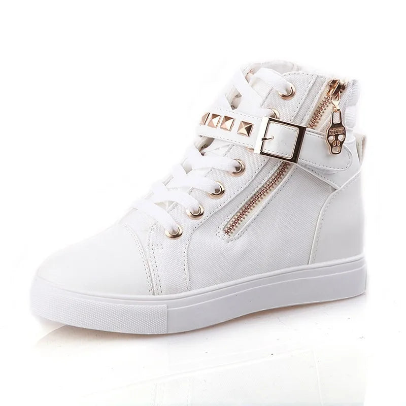 Canvas High-Top Shoes