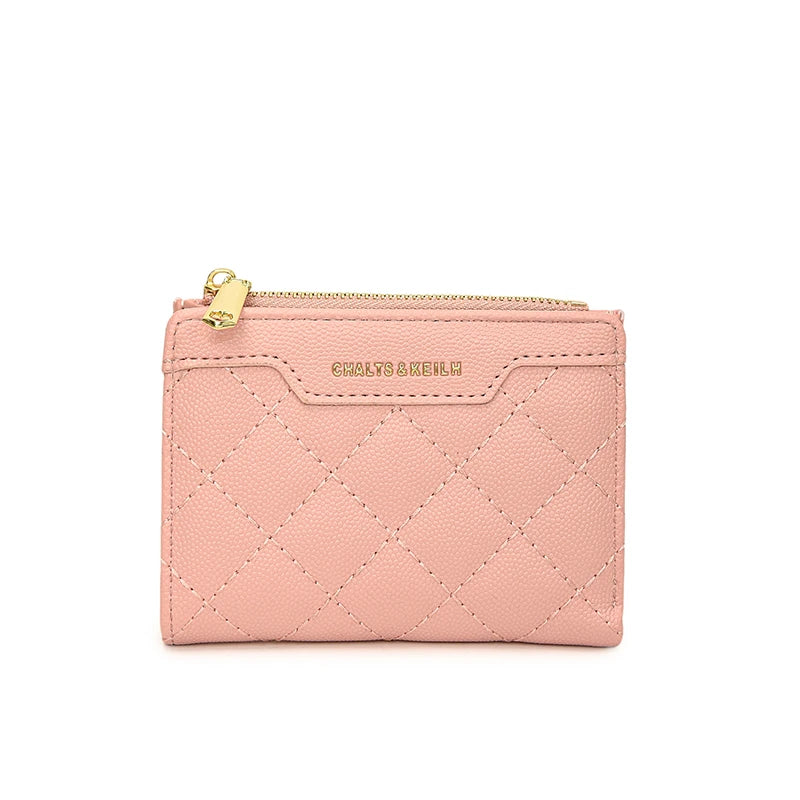 Carteras de diseño de lujo para mujer, tarjetero multifunción de piel sintética, cartera pequeña de mujer