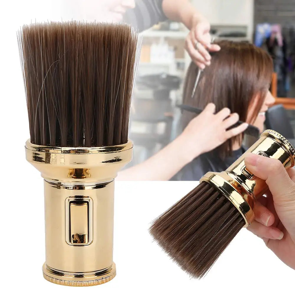Cepillos de cuello para barrer el cabello de peluquero profesional, cepillo quita-polvo facial para peluquería, accesorio para herramientas de corte de pelo de barbería