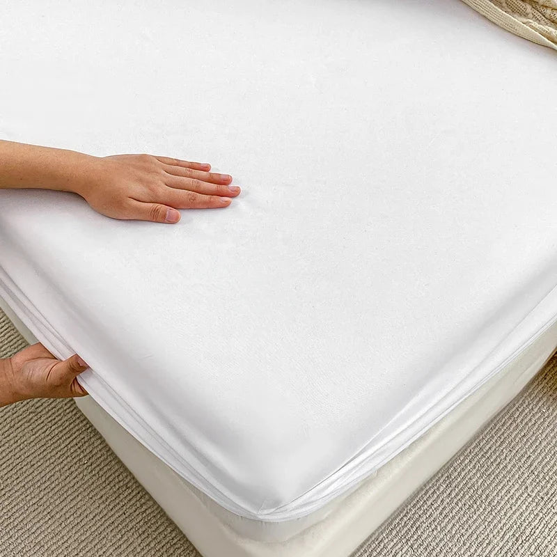 Double Bed Sheets Couple Elastic Fitted Sheet  Microfiber  Ultra-Soft Hotel Luxury Mattresses cover Queen single king Size