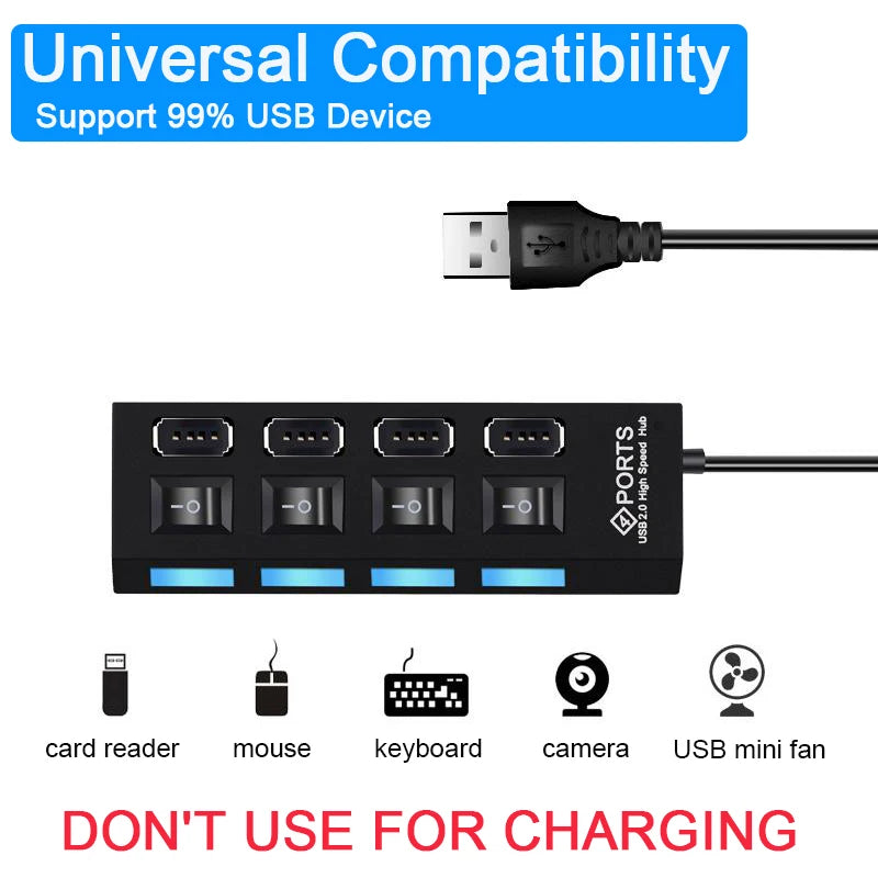 USB-hub-lampe