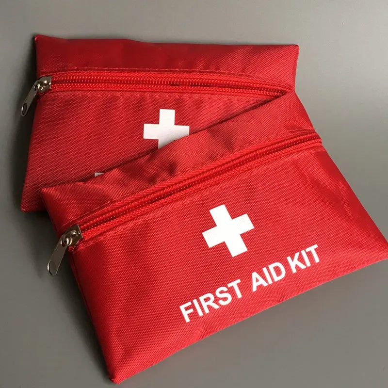 1 ud. Bolsa de almacenamiento de suministros médicos para camping al aire libre, Kit de primeros auxilios universal para senderismo, supervivencia, artículos para la escuela en casa