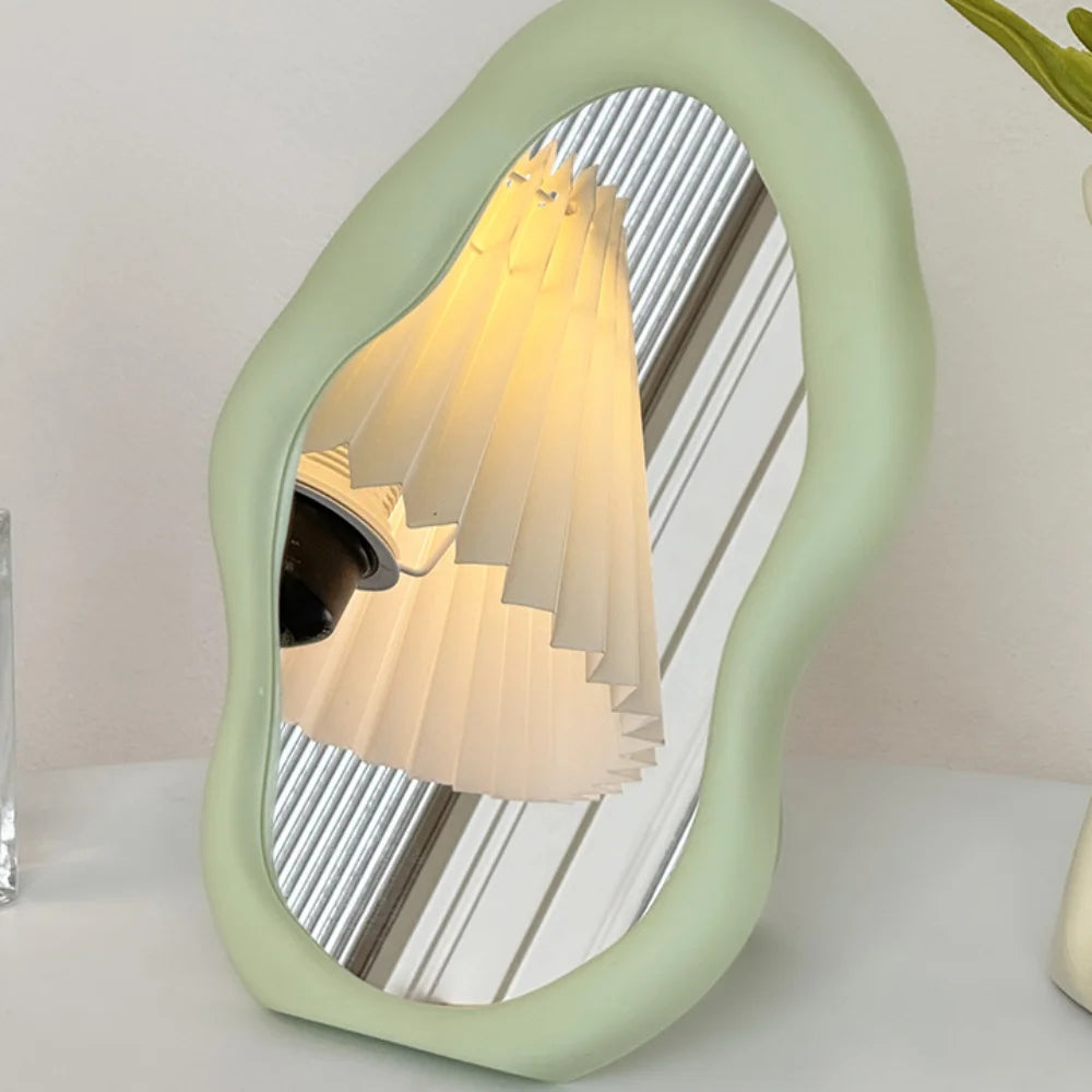 Tabletop Decorative Mirrors Makeup Mirror Home Decoration ,Woman Makeup Supplies Bedroom Desk Accessories Room Decor