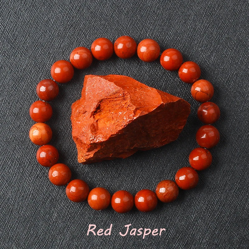Pulsera de amatista genuina con cristales naturales para mujer, pulsera de amatista hecha de cuentas de piedra natural real, purificante para el cuerpo.