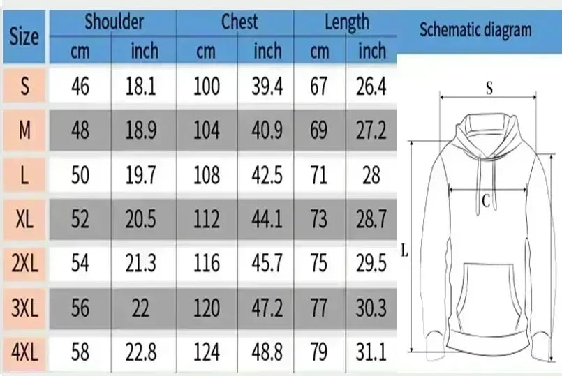 Print Hoodies Men Fleece Sweatshirt Hip Hop Casual Hoodie Vintage Pullovers Loose Jogger Hoodie Y2k Clothes Sweatshirts for Men