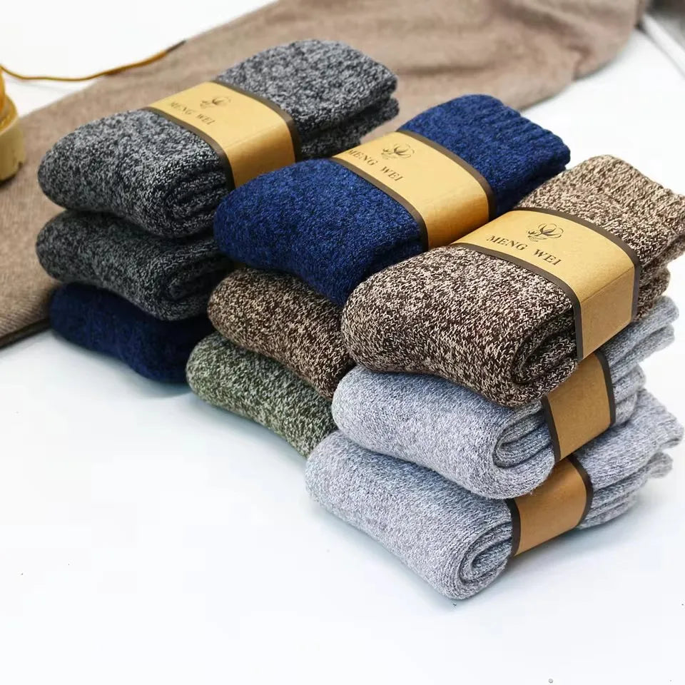 5 Pairs Of Premium Merino Wool Crew Socks For Men And Women Soft Breathable Moisture Wicking For Winter Outdoor Activities