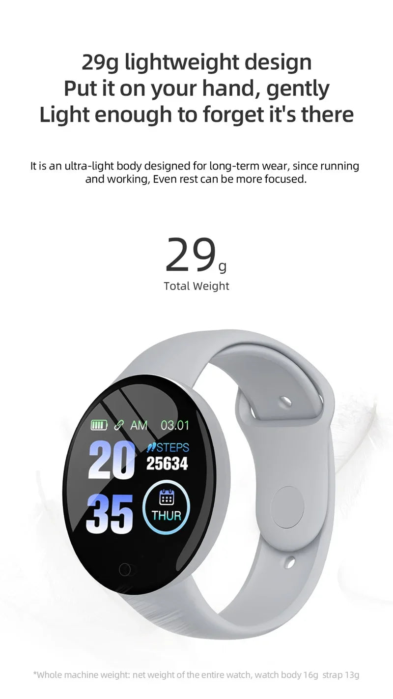 Kids Smart Watch Digital Watches Children for Girls Boys Sport Bracelet Fitness Tracker Smartwatch Waterproof Child Wristband