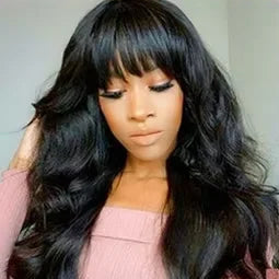 Body Wave Wig with Bangs