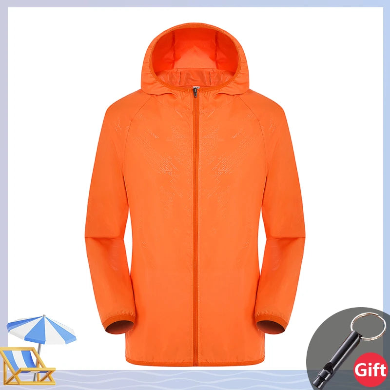 Ultralight Rainproof Windbreaker Jacket Breathable Waterproof Windproof Women Men Casual Camping Top Fishing Cycling Slim Coat