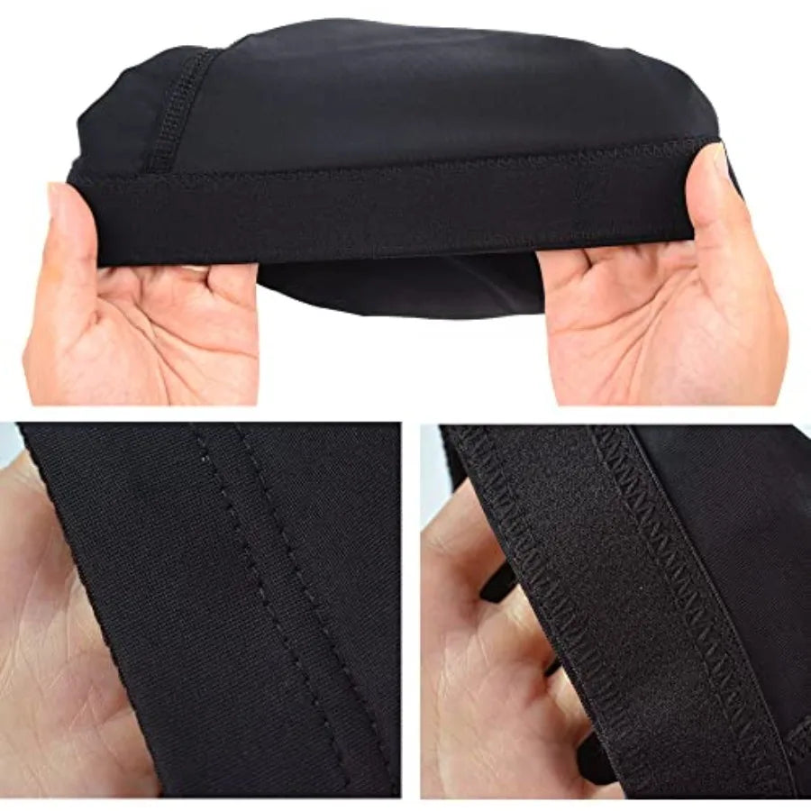 Bonnets de perruque en dôme pour la fabrication de perruques Bonnets de perruque extensibles avec large bande élastique Bonnet en dôme M