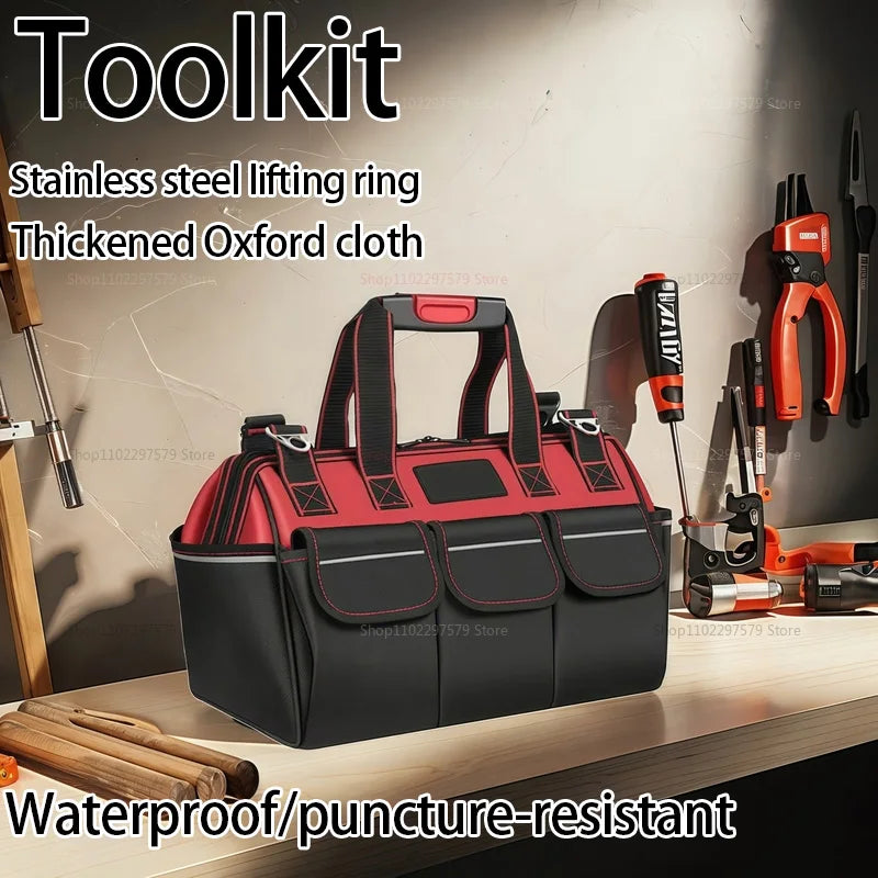 Profesional Tool Bag Heavy Duty Organizer Storage Garage Organizer Tool Electrician Backpack Bolsa De Ferramentas Hardware Bags
