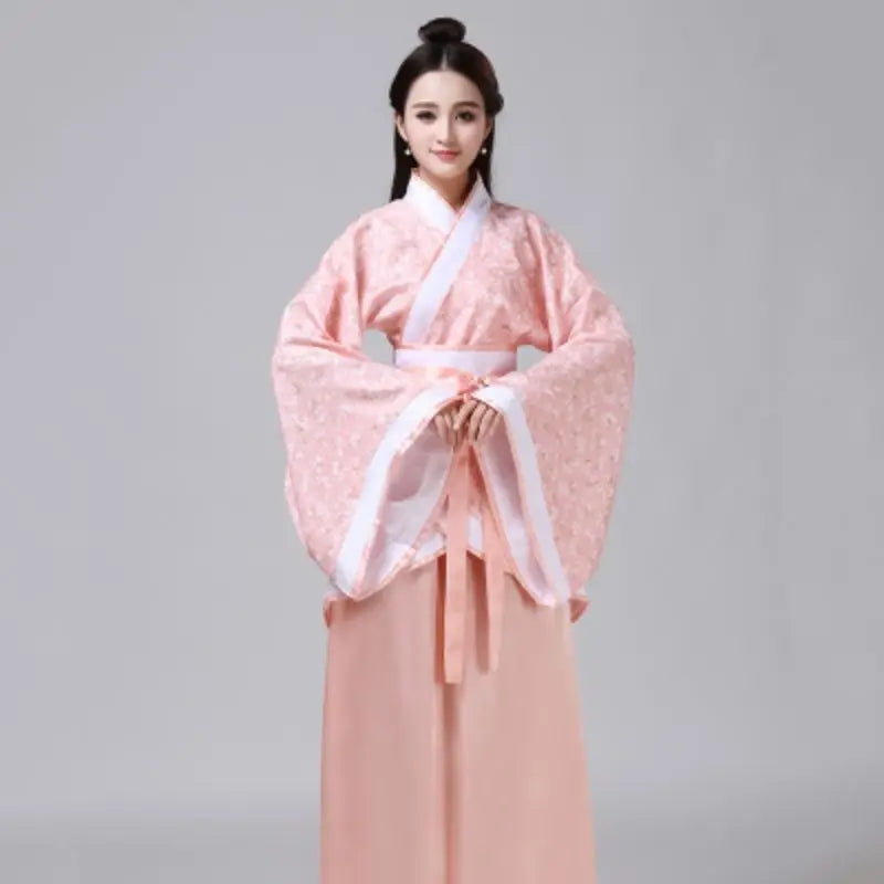Chinese Traditional Clothing for Women Dress Hanfu Folk Dance Performance Fairy Dresses Ancient Costume Festival Outfit Retro