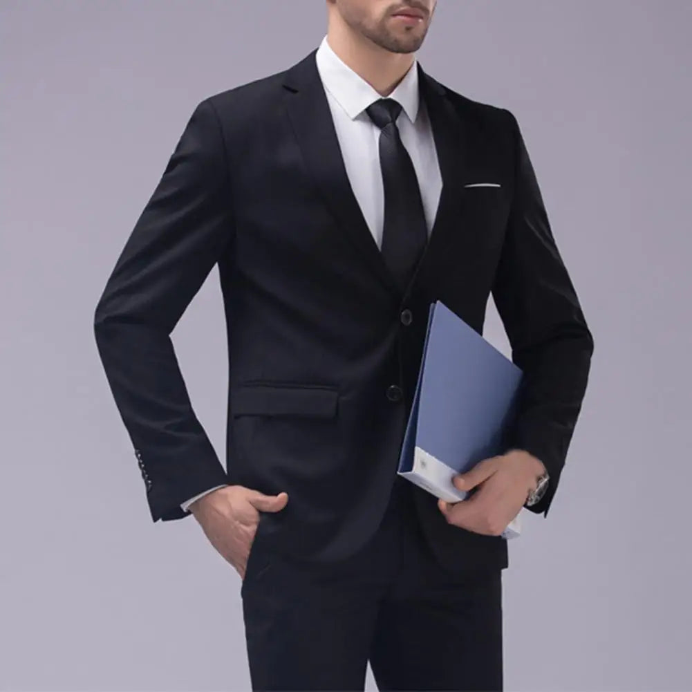 Wedding Suit For Men Set Elegant Blazers Formal 2 Pieces Full Jackets Pants Classic Business Coats