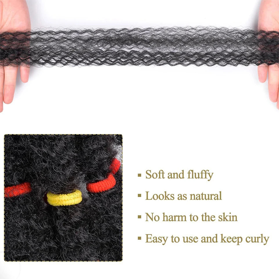 Afro Kinky Synthetic Wig 12 Inch 1 Packs(8stands/pack) Pre Afro Kinky Twist Wig Afro Braiding Wig Kinky Twist Crochet Braids