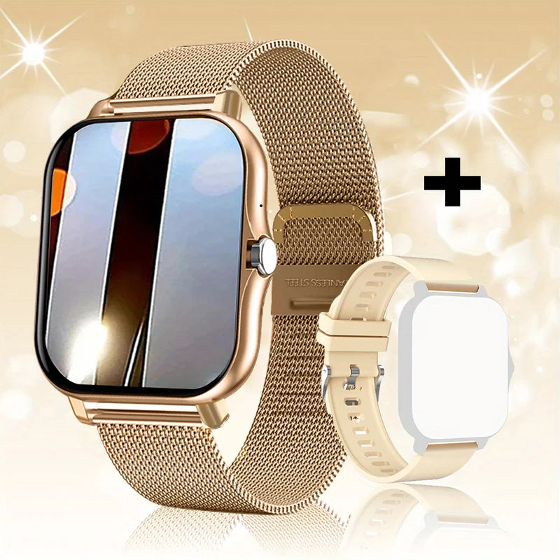 Smart Watch For Men Women Gift 1.44" Screen Full Touch Sports Fitness Watches Bluetooth Calls Digital Smartwatch Wristwatch