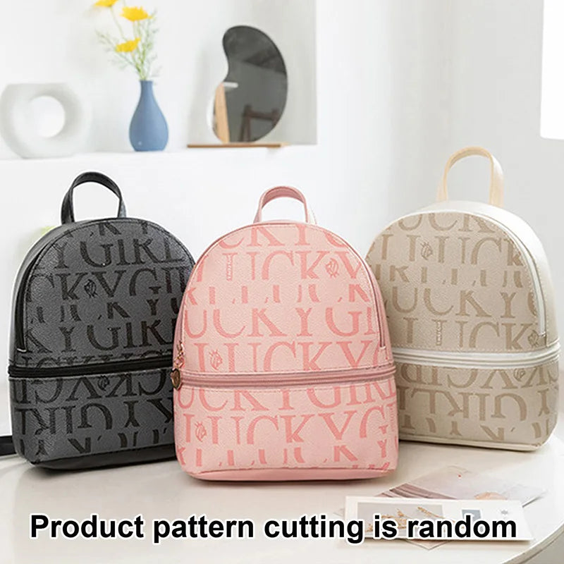 Mini Backpack Fashion Retro Crossbody Bag Small Cute Purse Leather PU Little Backpack for Women Trip Travel Outting Bag