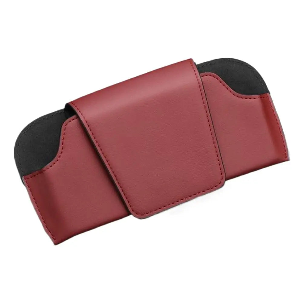 Multifunction Car Sunglasses Holder Pen, glasses holder, ticket holder, file holder Auto Sun Visor Glasses Case Ticket Storage