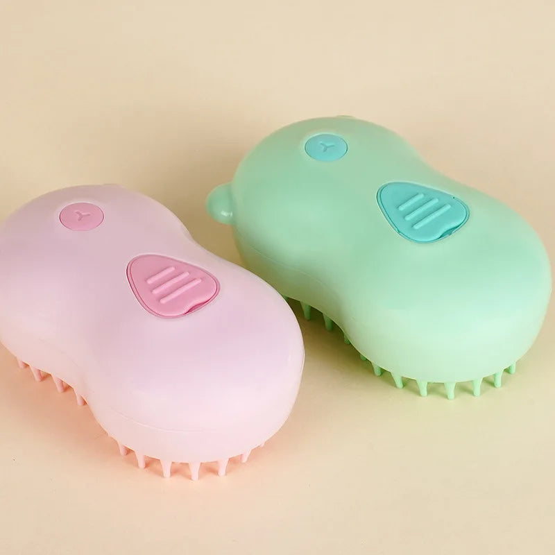 3-in-1 Steamy Pet Grooming Brush