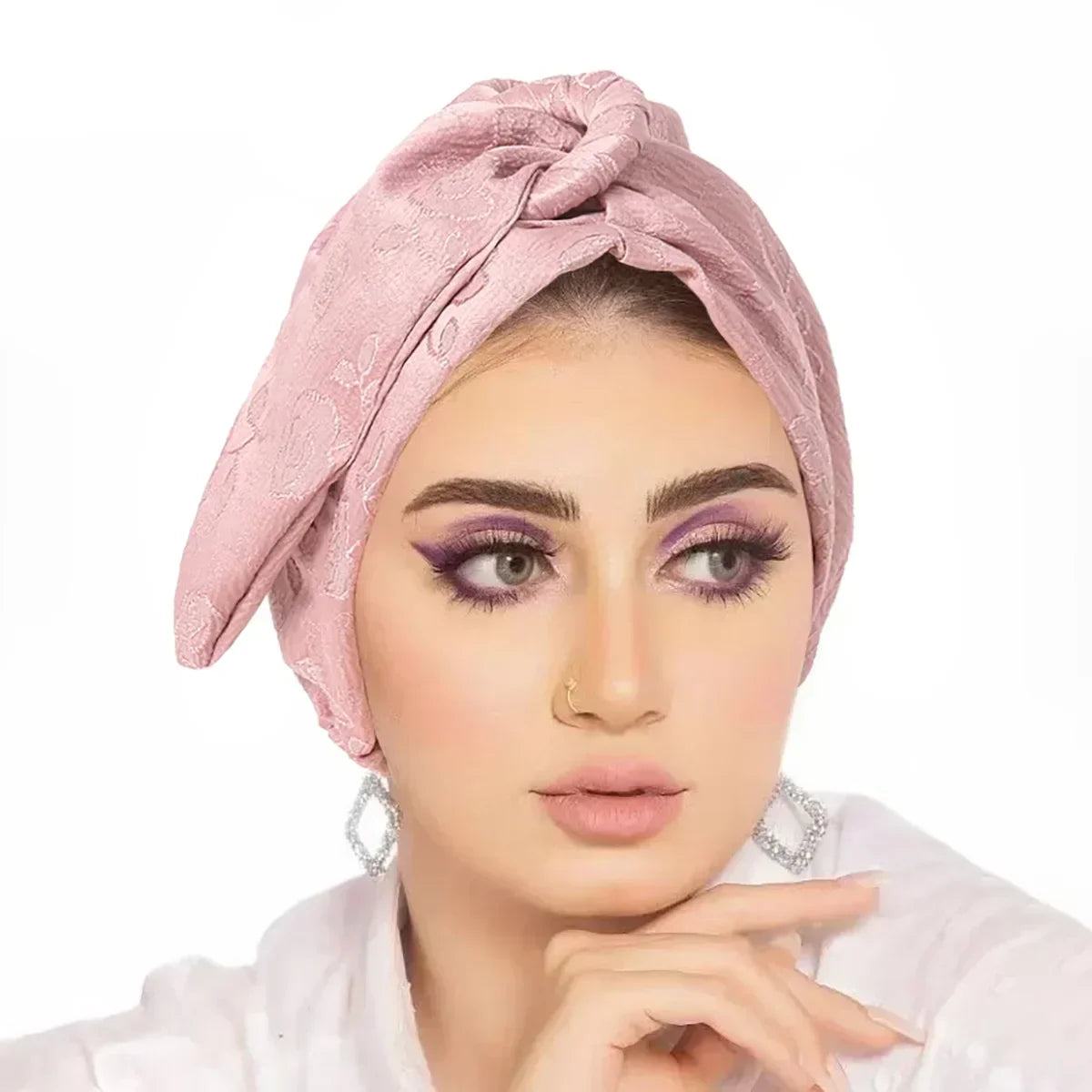 Women’s Sequin Knotted Turban – Elegant, Comfortable & Perfect for Any Occasion