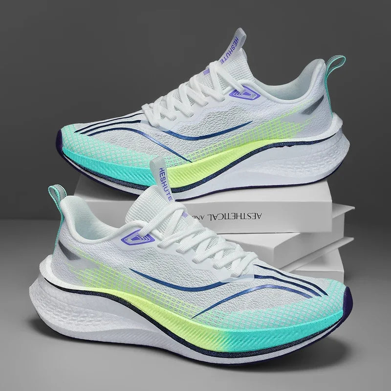 The Carbon Plate Marathon Sports Shoes Undergo Professional Testing To Provide Stable Support for Shock-absorbing, Rebound.