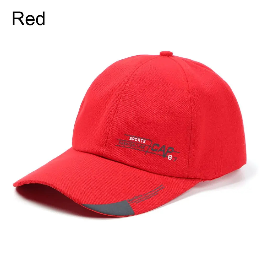 Long Brimmed Baseball Cap Fashion Versatile Solid Color Dad Hat Adjustable Sun Hat Leisure Outdoor