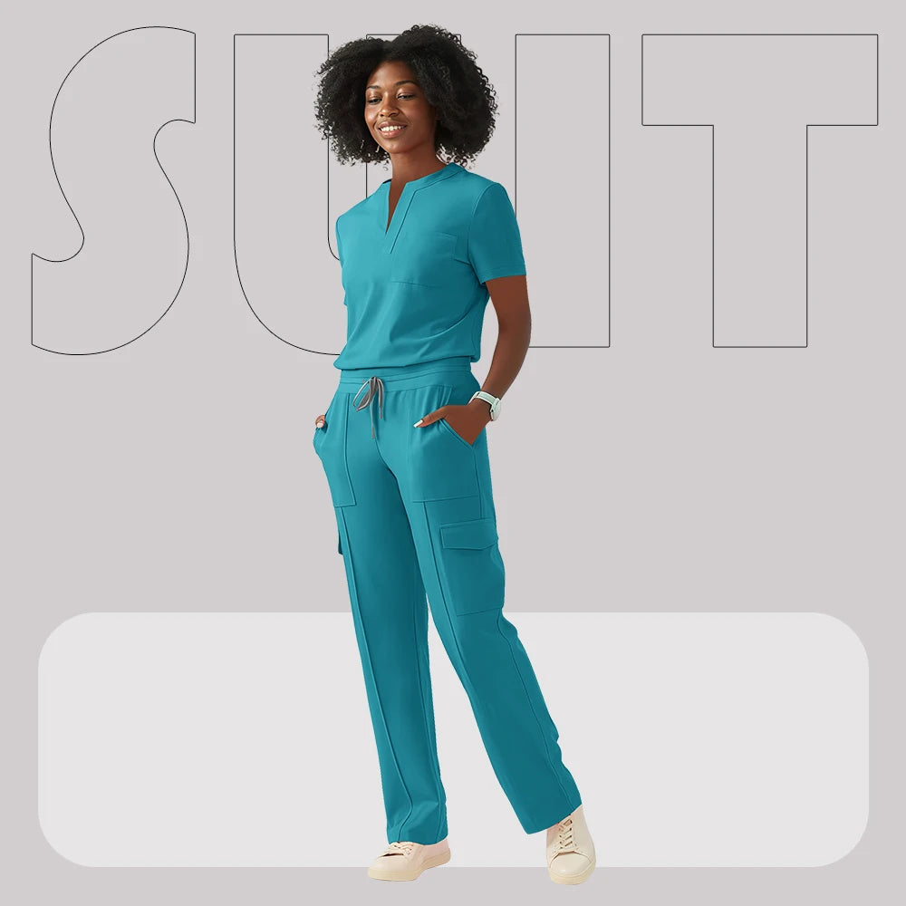 New Dentist Work Clothes Woman Soft Medical Uniform Pet Store Work Wear Surgery Workwear Medical Doctor Nurse Surgical Uniforms