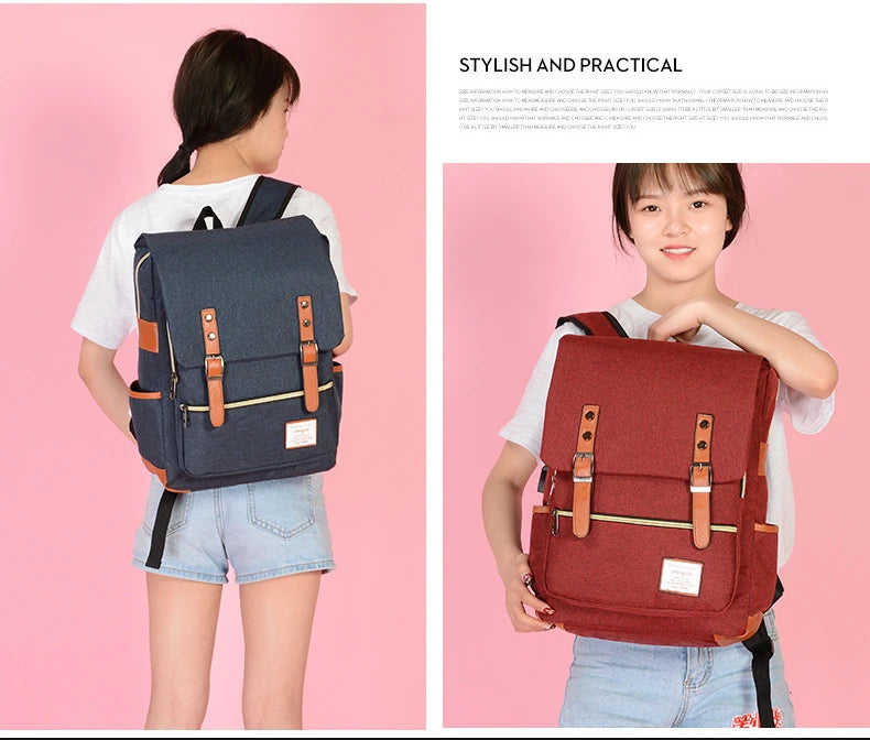 Backpack, Casual Large-Capacity Laptop Bag, Student School Bag, Multi-Functional Bag, Outdoor Travel Backpack, Unisex Bag