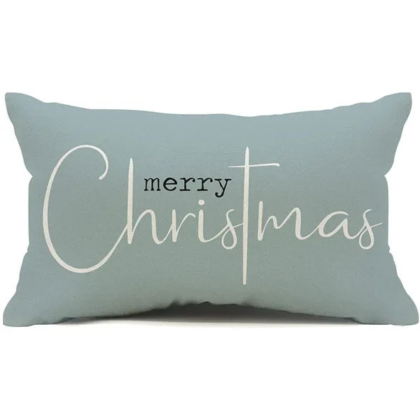Christmas Linen Pillowcase – Cozy, Festive & Double-Sided Design