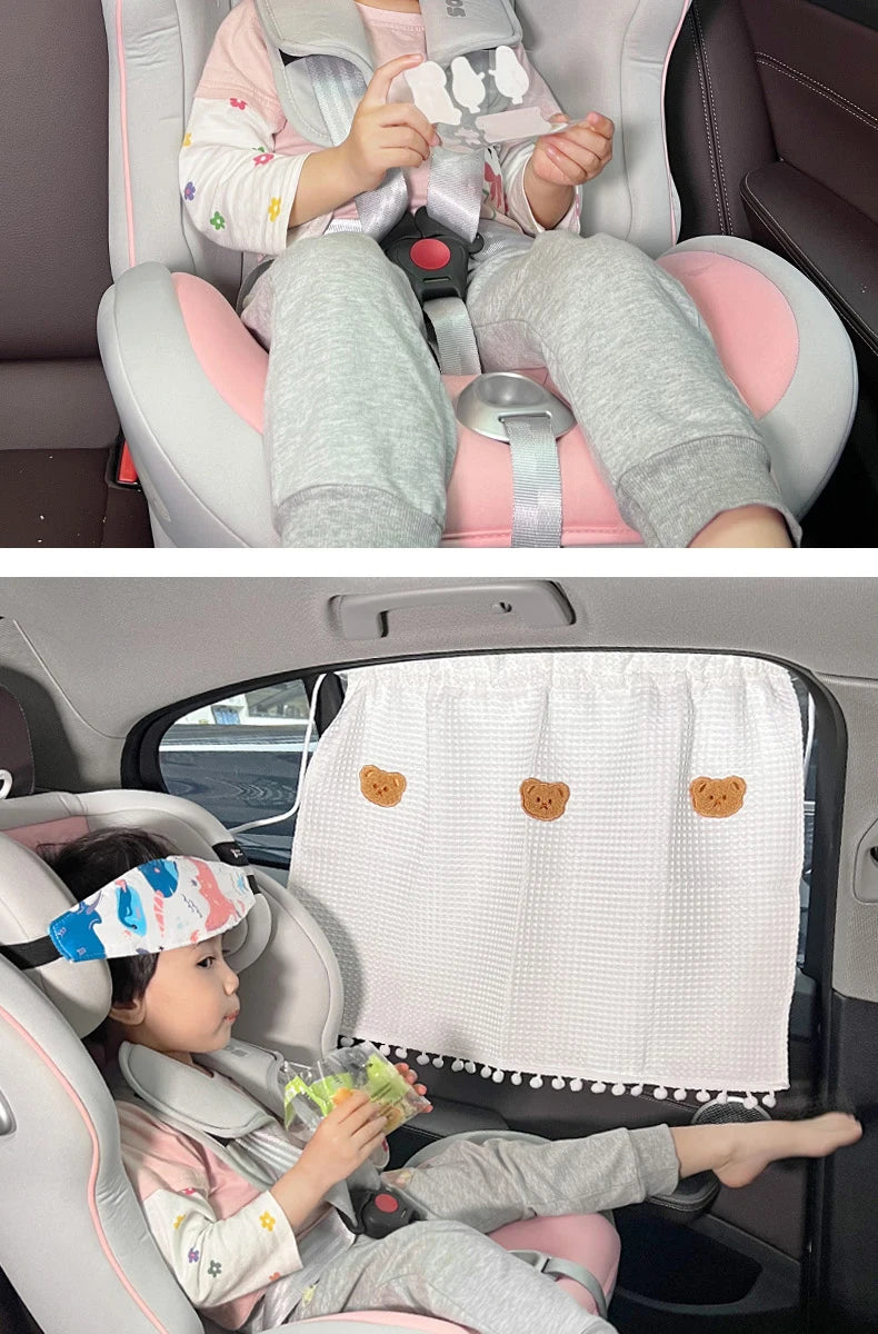 Baby Essentials Head Fixation Belt Carseat Head Support for Kids on Car Seat Pushcart Fixation Belt Adjustable Sleep Positioner
