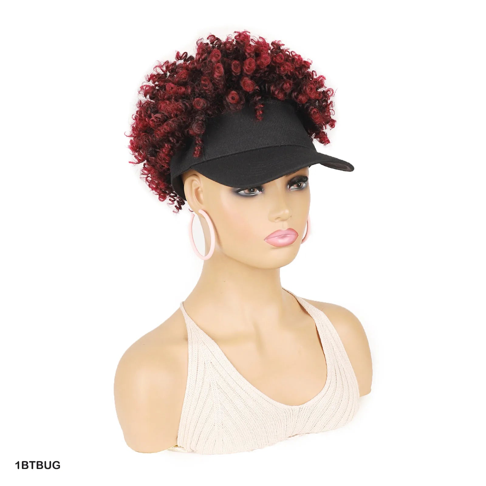 Curly Hat Wig