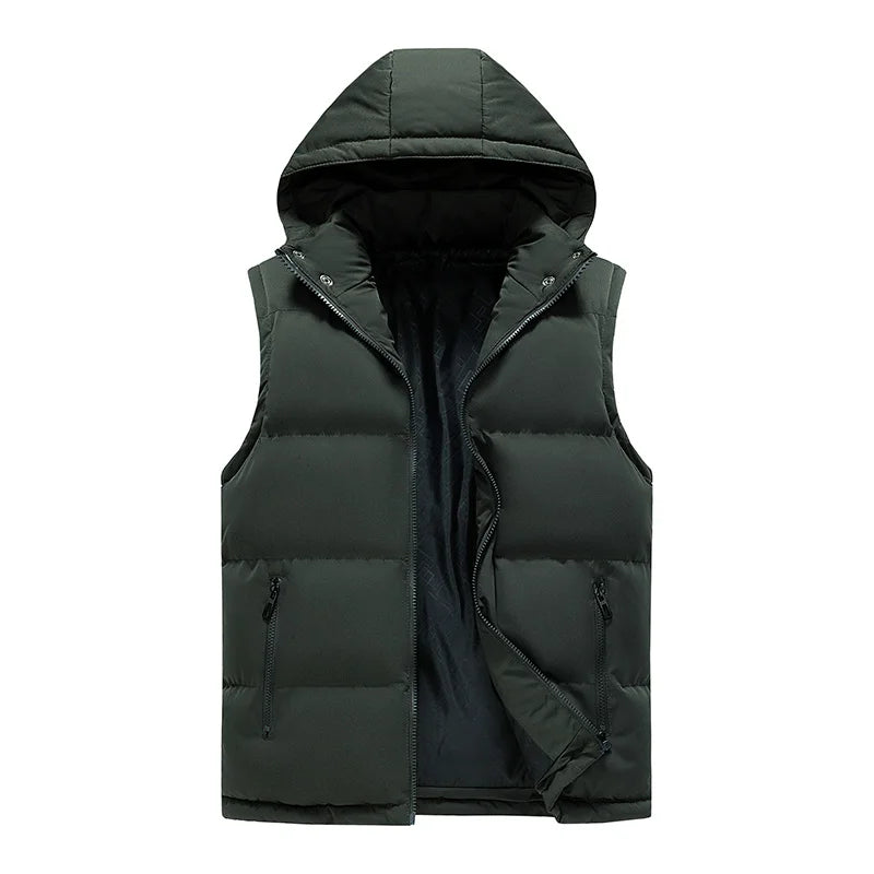 Japanese Hooded Down Vest – Warm, Windproof & Effortlessly Stylish