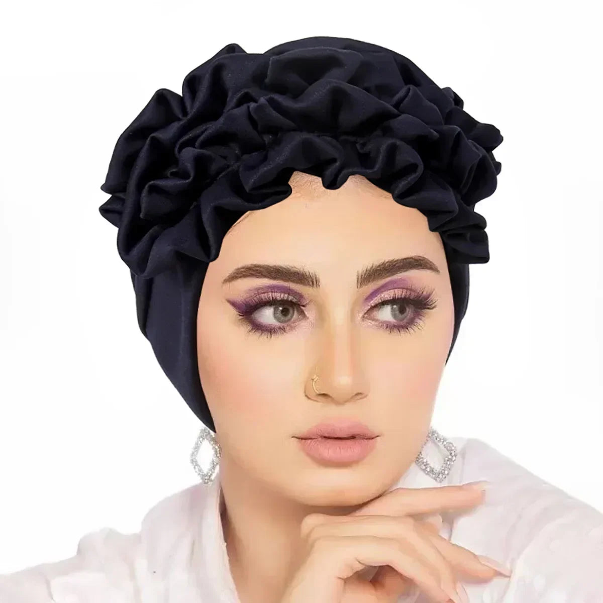 Women’s Sequin Knotted Turban – Elegant, Comfortable & Perfect for Any Occasion