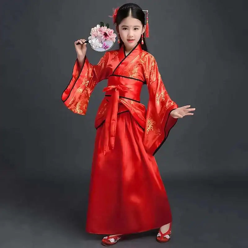 Disfraz de Hanfu Yukata para Niñas
