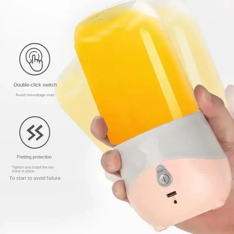 Bærbar blender USB-oppladbar mini-juicer Blender Husholdningsmikser Maskin for juice Shakes og smoothies Juice Extractor