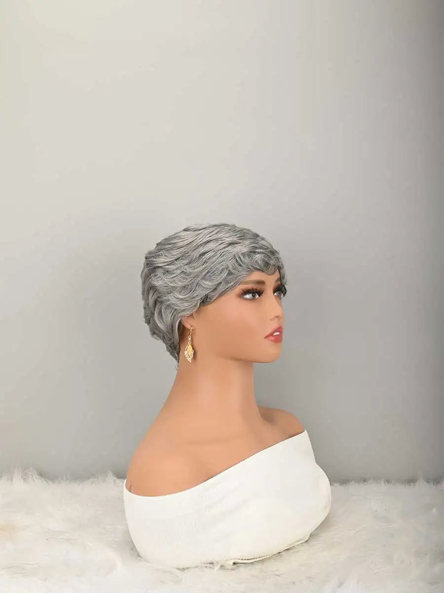 Short Pixie Wigs forWomen Auburn ShortWigs Wig Pixie Cut Wigsfor Short Hair Synthetic Wig Layered for Women