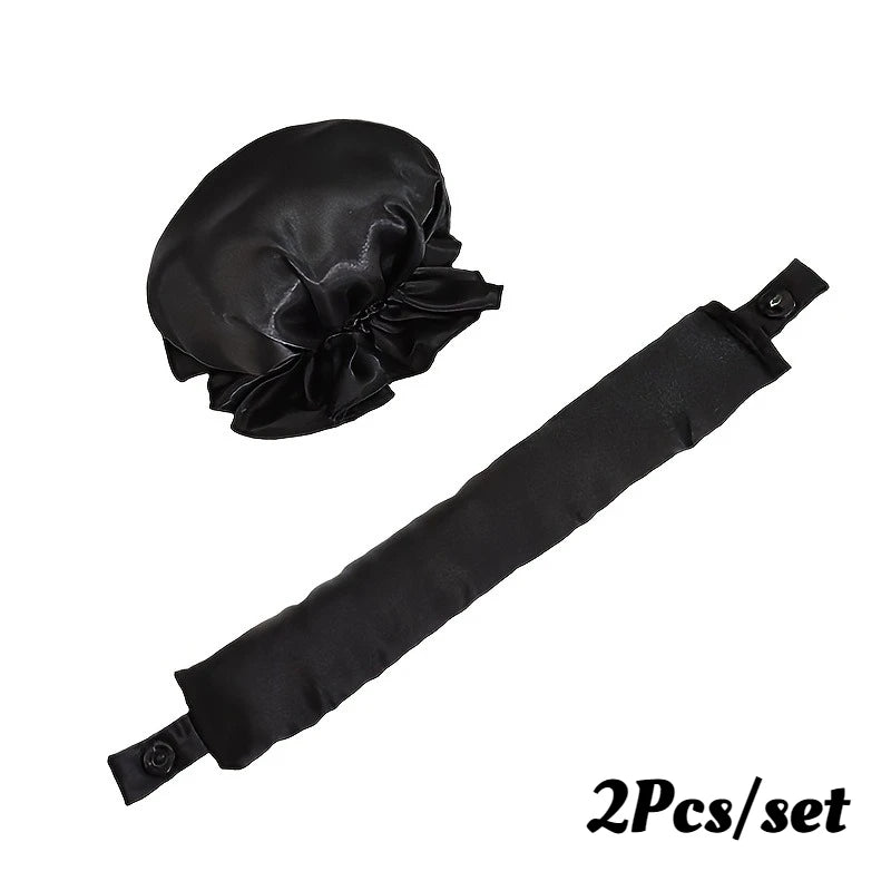 Heatless Curling Rod Headband No Heat Silk Curls Ribbon Hair Rollers Sleeping Soft Headband Lazy Hair Curlers Hair Styling Tools