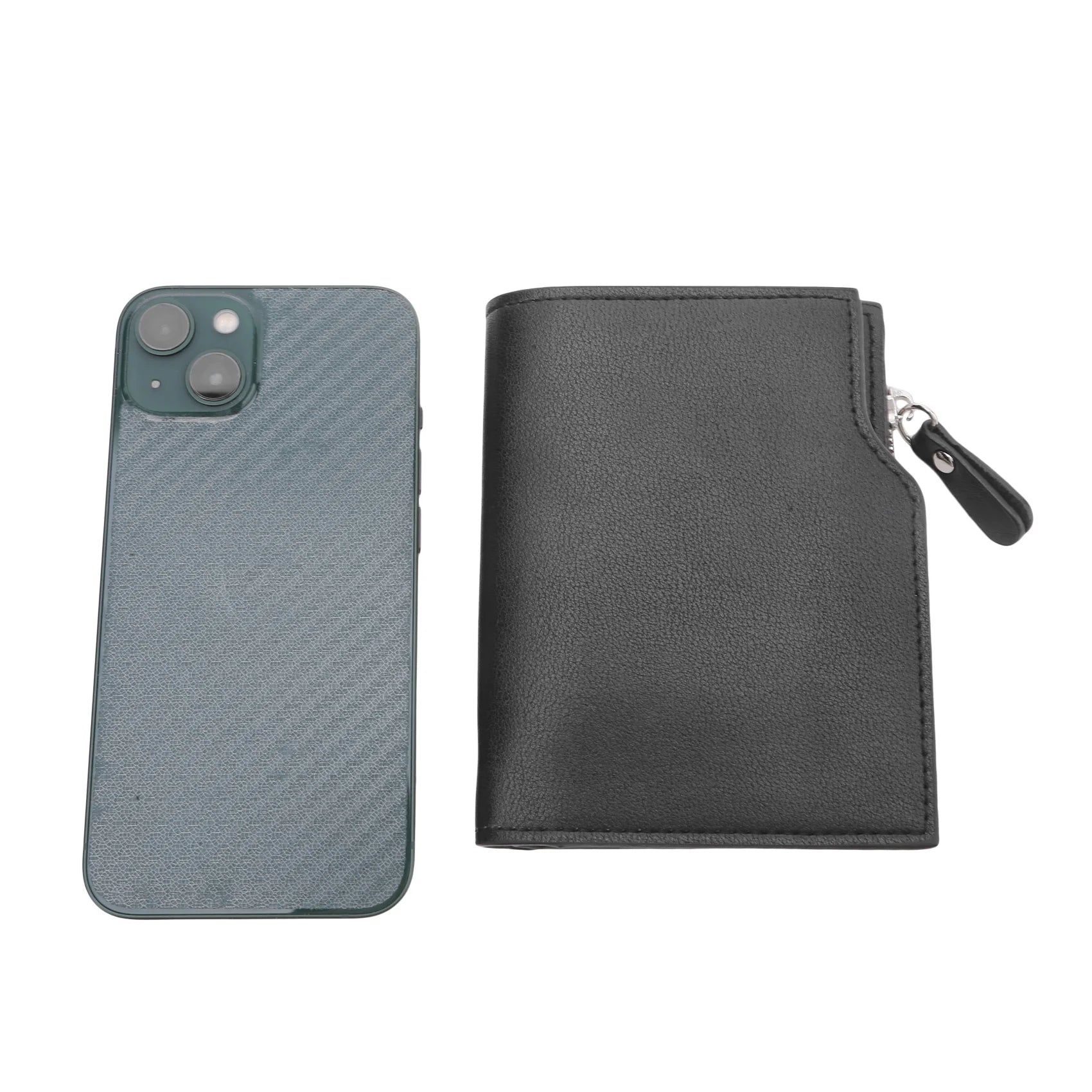 Men Wallet Short PU Male Purse Black Coffee Credit Card Holders with Zipper Men Wallet Money Bag