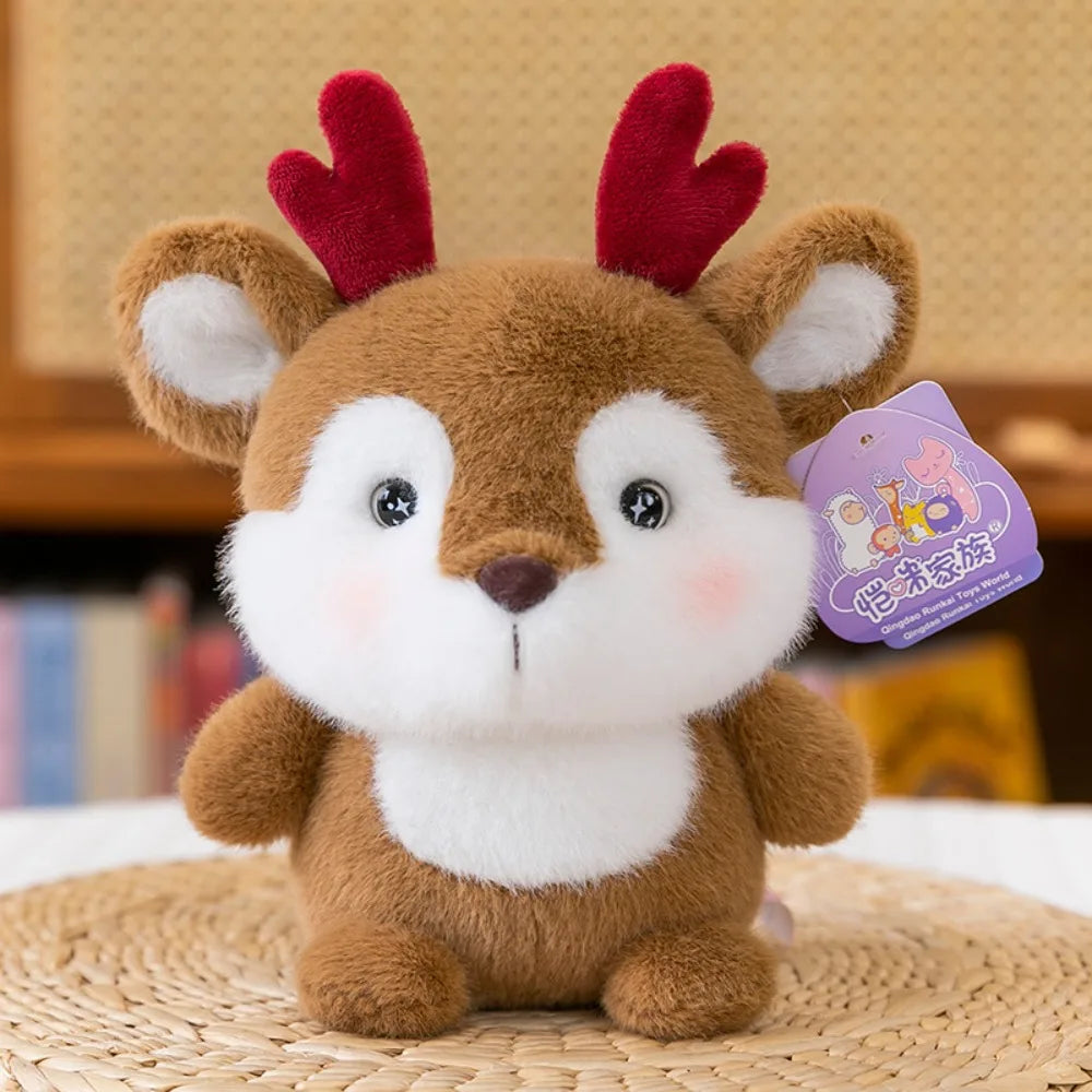 Cute 16cm Plush Companion Doll Fashion Stuffed Animal Pillow Super Soft Plush Bear Elephant Animal Plush Toy Sleeping Gift
