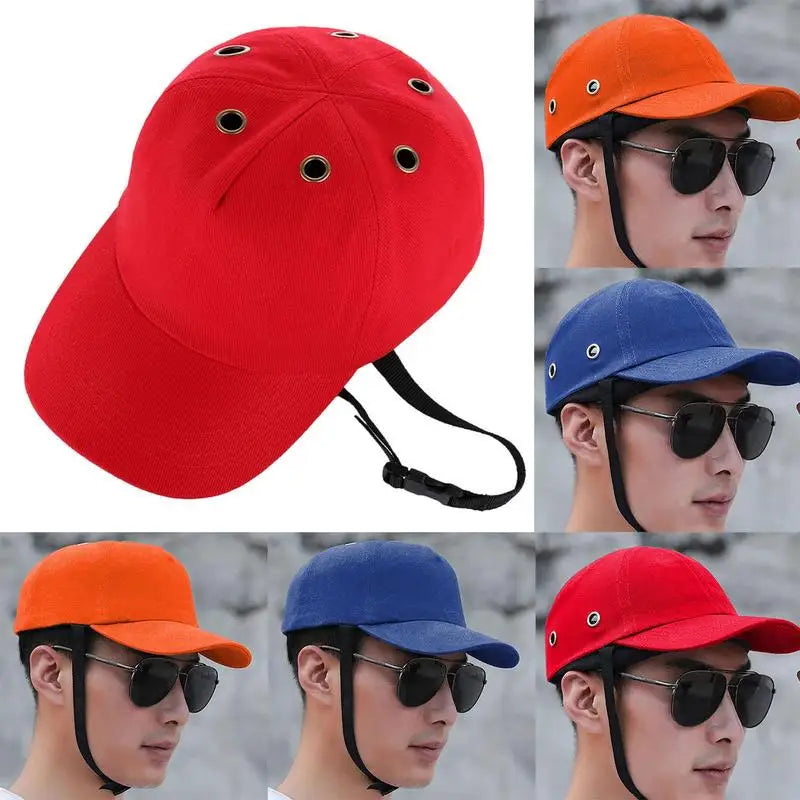 Baseball Safety Caps Bicycle Helmets Unisex Safety Hat For Cycling Running Climbing Hiking Camping Fishing Outdoor Bike Helmet