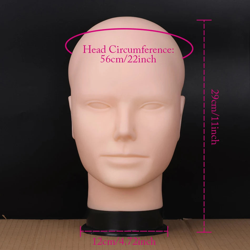 Mannequin Head With Tripod For Making Wig Hat Glasses Mask Display Cosmetology Manikin Head For Makeup Practice Wig Install Kit