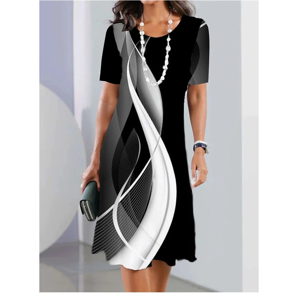 Vestido Elegante de Verano para Mujer – Tejido Suave y Fluido
