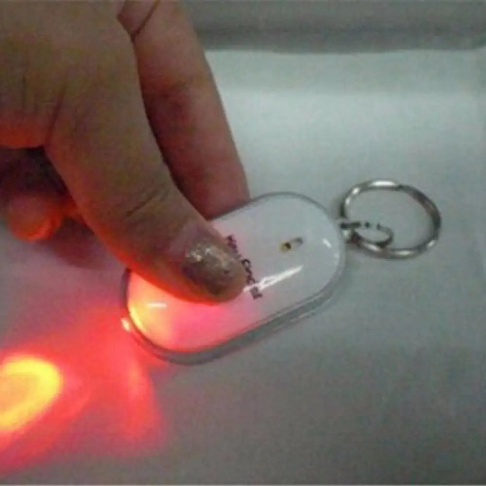 Mini Anti-lost Whistle Key Finder Flashing Beeping Remote Kids Key Bag Wallet Locators