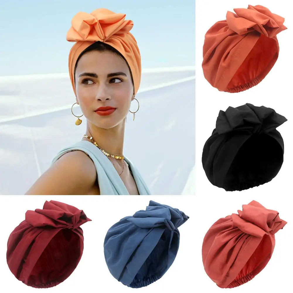 Head Cover Headwrap Beanie Cap Headwear Muslim Hijab African Head Wraps Cancer Chemo Cap Bonnet Turban