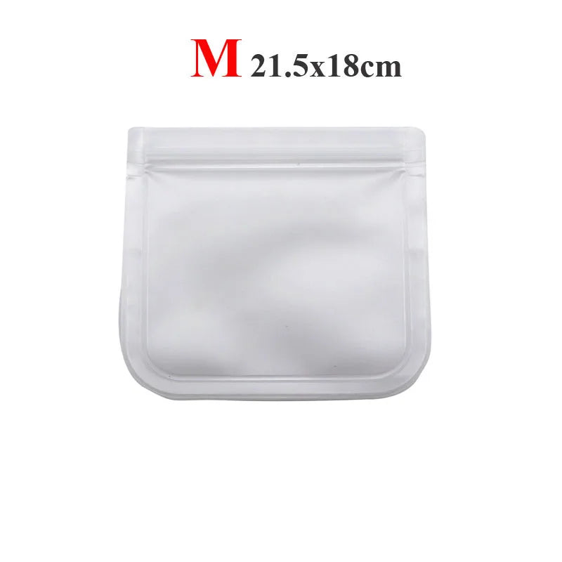 Bolsa de silicona reutilizable para alimentos