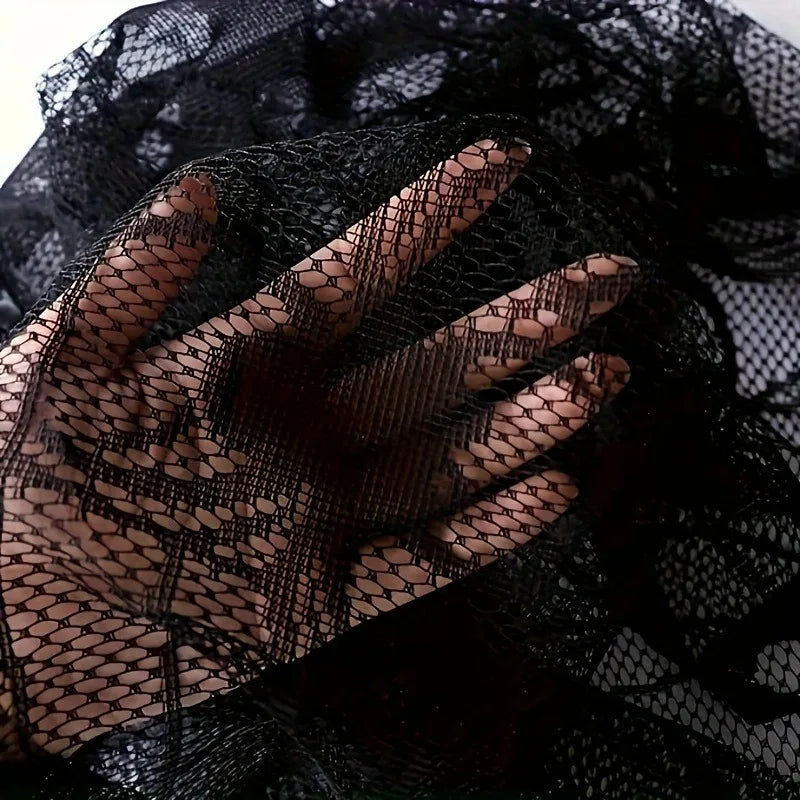 American Halloween Black Spider Web Lace Table Flag Party Gift Home Dining Table Decoration Ghost Festival