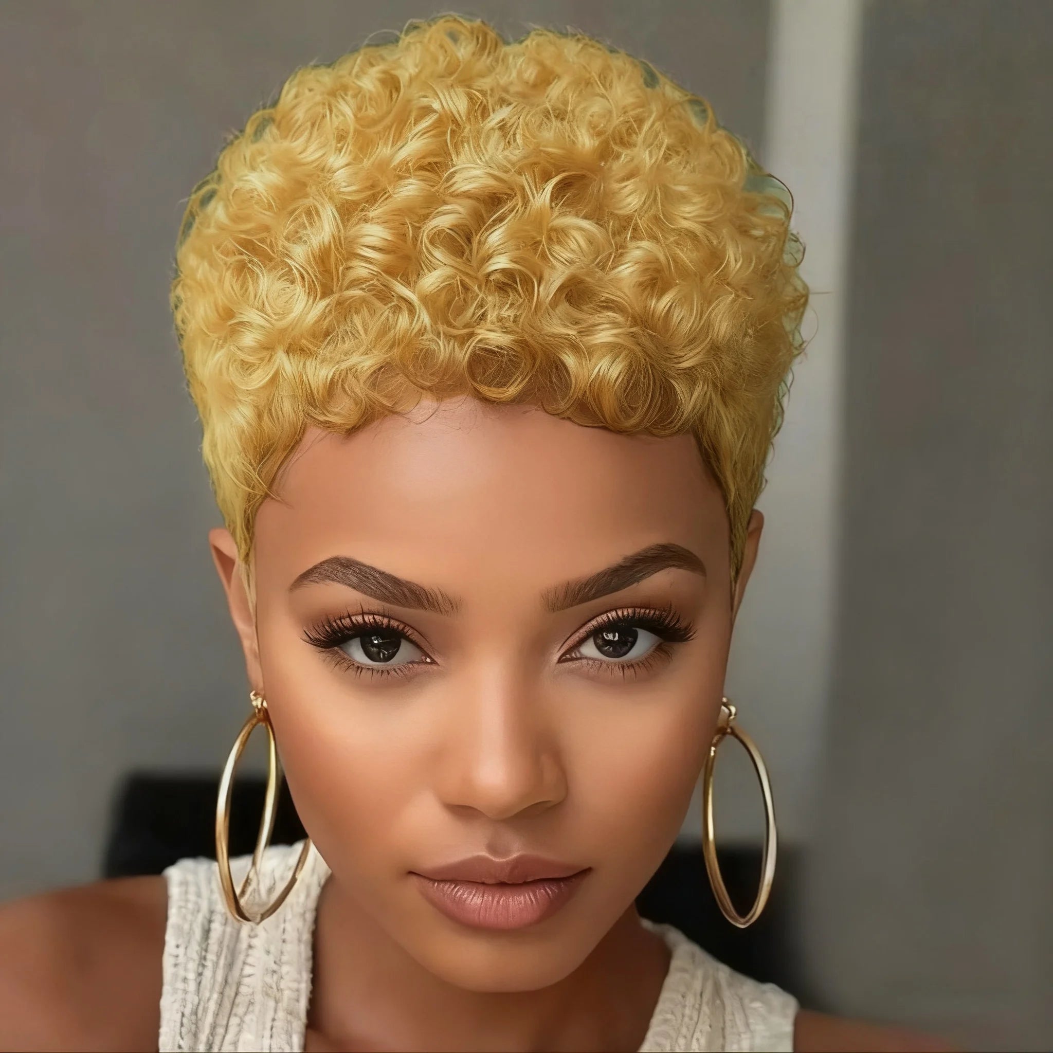 99J Short Curly Pixie Wig – Bold, Elegant & Effortlessly Beautiful
