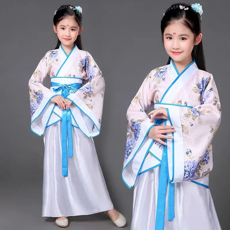 Vestido tradicional Hanfu para niñas
